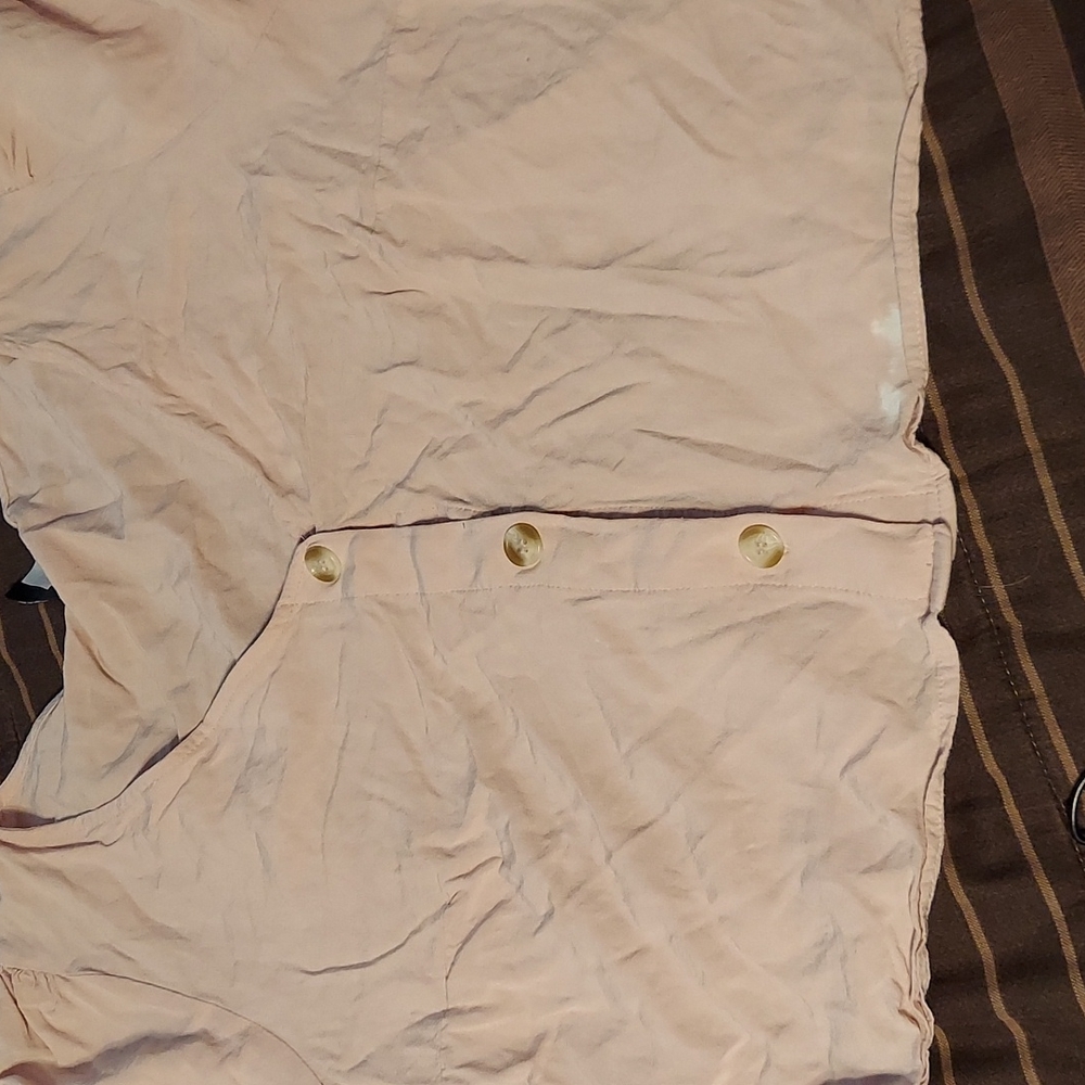 Pink linen  blouse